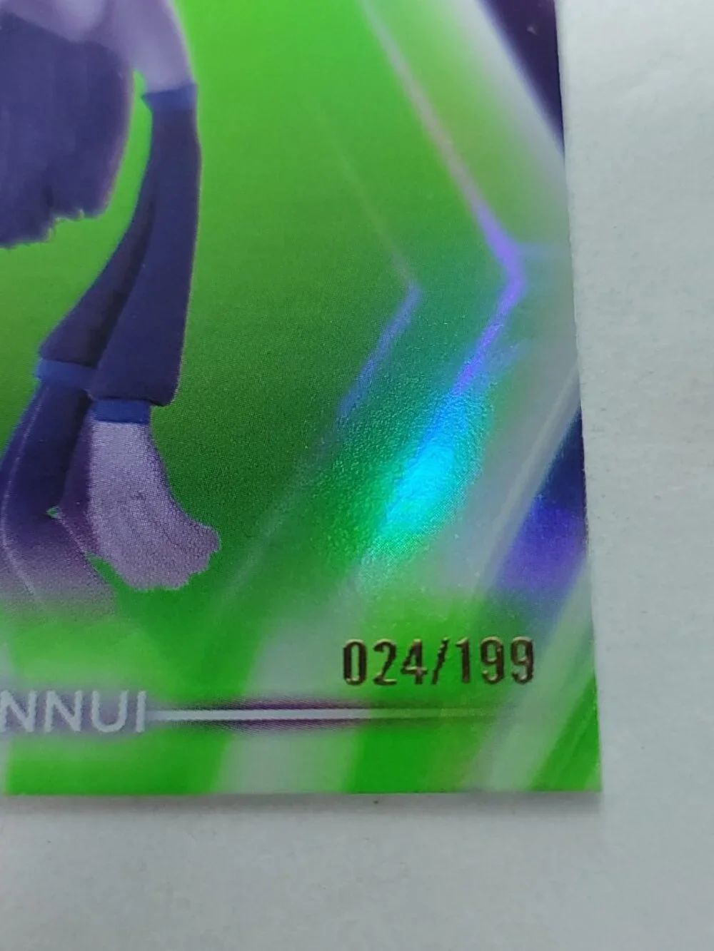 Ennui Topps 2026 Disney Neon Holo Parallel Refractor Limited 024/199 - Picture 3 of 4